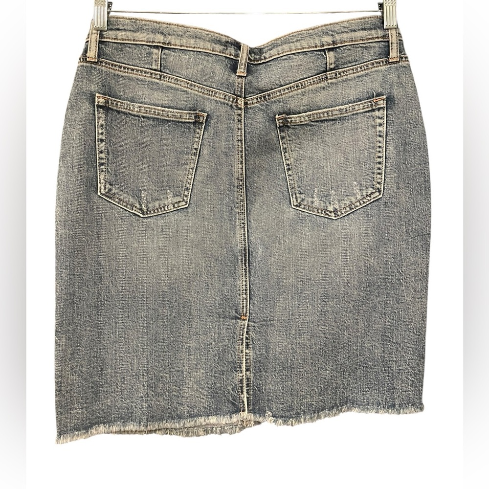 Silver Jean Co. Light Blue Pencil Skirt - Picture 4 of 4